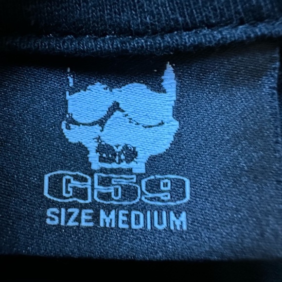 G59 Records Unisex Adult's Short-Sleeved Jewel Case Tee MP7 Black M NWOT, Rare - Picture 8 of 12